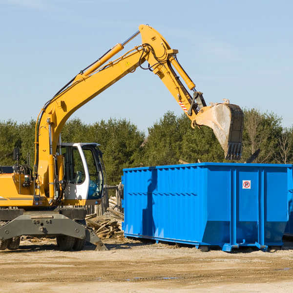 what are the rental fees for a residential dumpster in Start